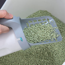 Load image into Gallery viewer, Cat Litter Shovel with Waste Bags Self Cleaning Cats Litter Scooper Portable Cat Litter Box Cleaning Tool Pet Cat Supplies