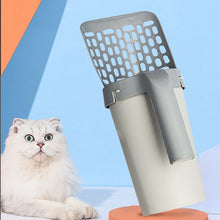 Load image into Gallery viewer, Cat Litter Shovel with Waste Bags Self Cleaning Cats Litter Scooper Portable Cat Litter Box Cleaning Tool Pet Cat Supplies